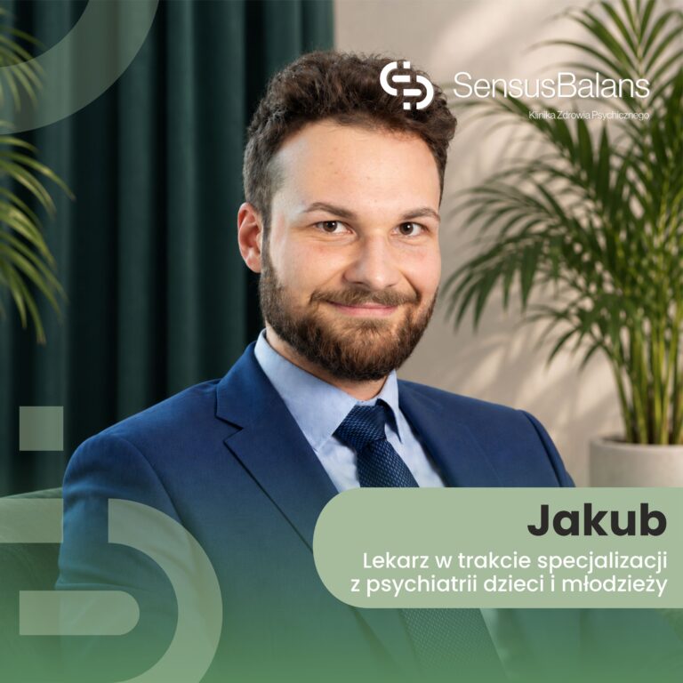 Jakub Rezmer, Lekarz w trakcie specjalizacji z psychiatrii dzieci i młodzieży, SensusBalans Szczecin